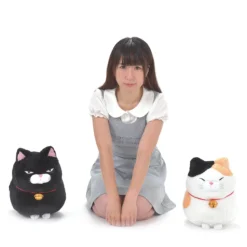 Hige Manjyu Kuromame Fuku Cat Plush Collection (Big) -Plush Toys Shop 09ff793154ed40d8a7d86802d014e211.jpg