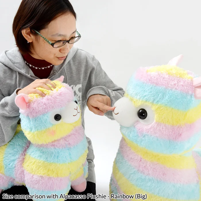 Rainbow Alpacasso Alpaca Plush (Super Jumbo) 16 Rainbow Alpacasso Alpaca Plush (Super Jumbo) - Image 14
