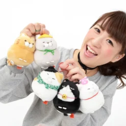 Hige Manjyu Tabi Cat Plush Collection (Ball Chain)