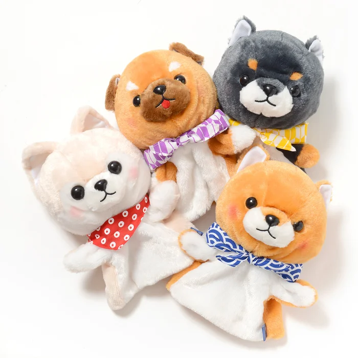 Mameshiba San Kyodai Dog Hand Puppets 3 Mameshiba San Kyodai Dog Hand Puppets - Image 2